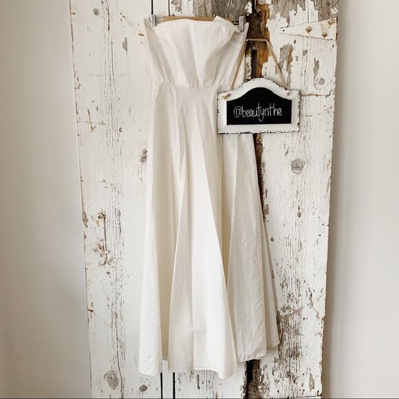 Vintage white liner / slip or under dress - Picture 1 of 6